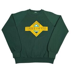 Vintage Oregon Timber Country 80s Outdoors Hiking Nature Crewneck Size Small
